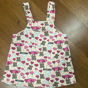 Moschino Kids Pink Bear Dress